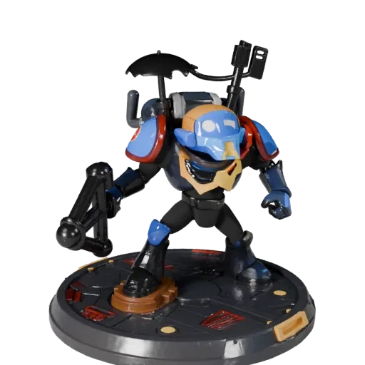 Sci-Fi Unit Marker stylized 3D model preview showing scale, three-quarter game view, icon shape and table readability