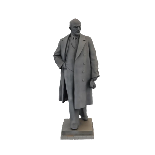 Lenin Statue 3D Model