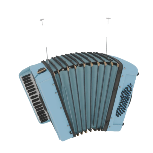 Blue Toy Accordion