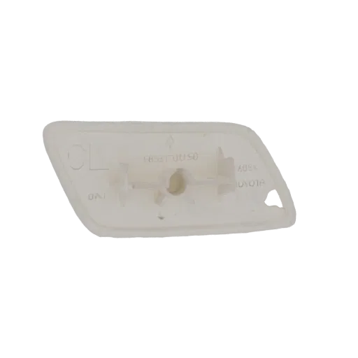 3D model of a white Toyota headlight washer cover with 'TOYOTA' branding visible