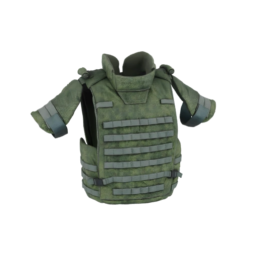 Tactical Body Armor Vest 3D Model
