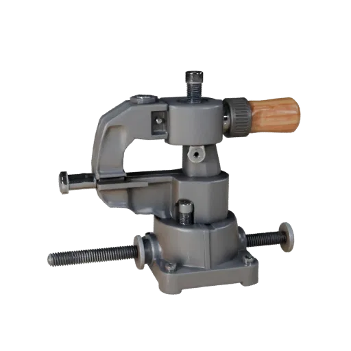 Precision Clamp Realistic 3D model, three-quarter studio render, showing painted metal, clear grip zones.