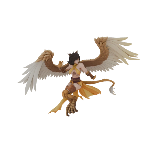 Gryphon Warrior 3D Model
