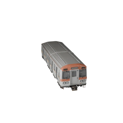 Modelo 3D de Trem Metropolitano para Blender e Jogos - PBR Realista