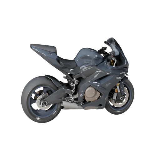 Modelo 3D de Motocicleta Deportiva Lista para Juegos para Uso en Tiempo Real