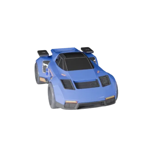 Hover Truck 3D Model - Game Ready PBR Transport Asset