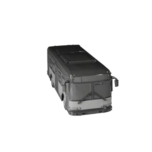 Printable City Bus STL 3D Model - Display & Collectibles
