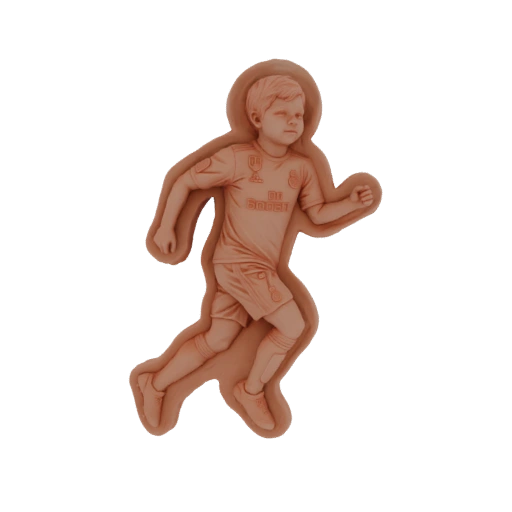 Young Soccer Player 3D Model