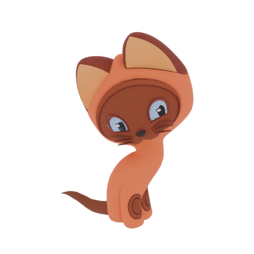 Kitten Gav 3D Model
