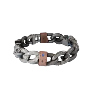 Modèle 3D de Bracelet Charm Tennis prêt pour le jeu, rendu studio de dessus, montrant la silhouette et le contraste de surfac