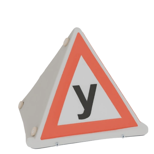 Driving School Sign 3D Model