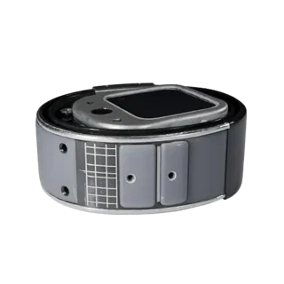 Medical Style Clip Tracker Modular 3D model, isometric modular kit view, showing silicone, wearable fit.