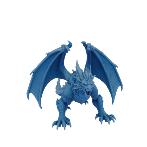 Fantasy Ancient Dragon Boss Miniature STL - Roaring Feral