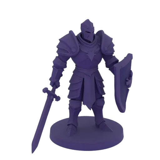 Dark Fantasy Paladin Miniature STL