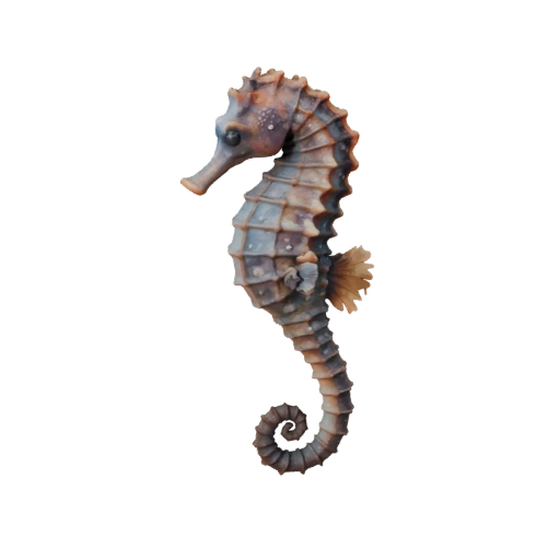 Modello 3D Cavalluccio Marino Realistico - Asset Rigged PBR per Giochi | PBR