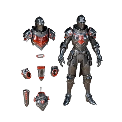 Sci-Fi Knight Character Model - Rigged