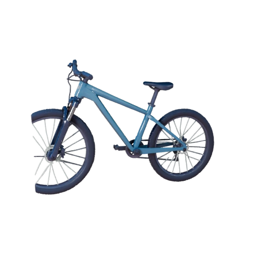 Modelo 3D de Bicicleta de Montaña Poligonal Bajo para Unity y Unreal