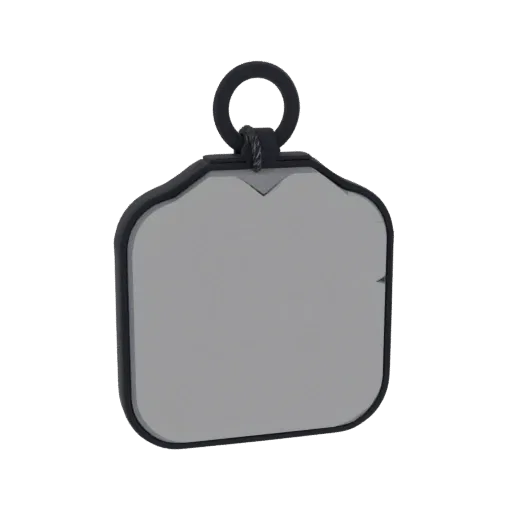 Gold Minimal Pendant 3D model, three-quarter front view, AR viewer studio render, gold finish.