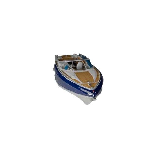 Lancha Rápida 3D Model para Blender y Juegos - Asset PBR