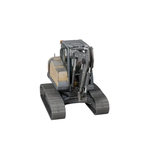 Backhoe Loader 3D Model for Unreal Engine - Game Ready