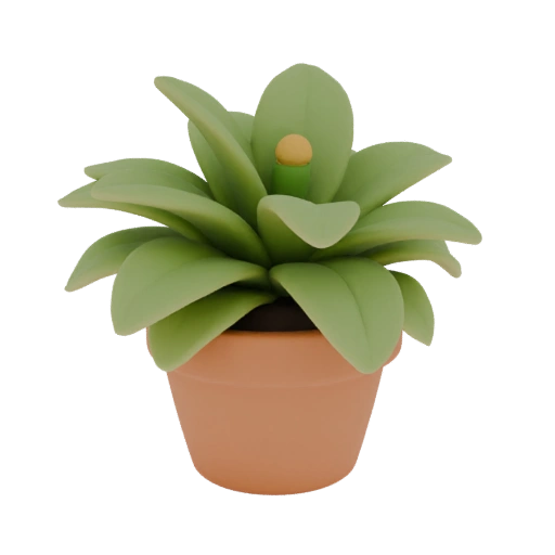 Flower Pot with Plant