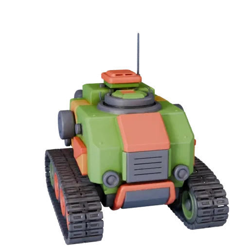 Cartoon Apc 3D Model - Stylized PBR Game Asset for Sale