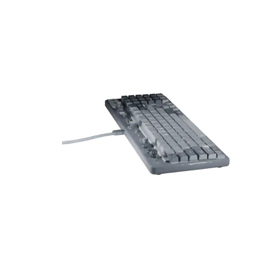 Home Office Keyboard Modular 3D model, isometric modular kit view, showing plastic, desk-scale silhouettes.