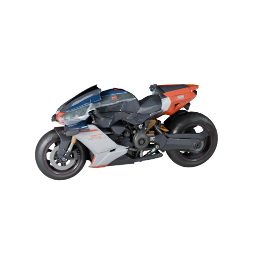 Modelo 3D de Moto Speeder - Ativo de Transporte PBR Pronto para Jogo