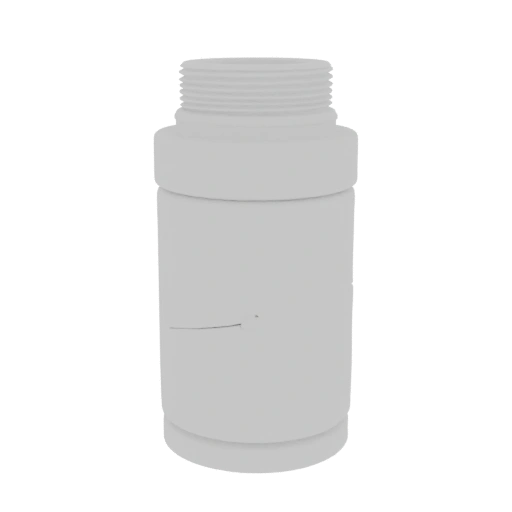 Cylindrical Container with Threaded Lid