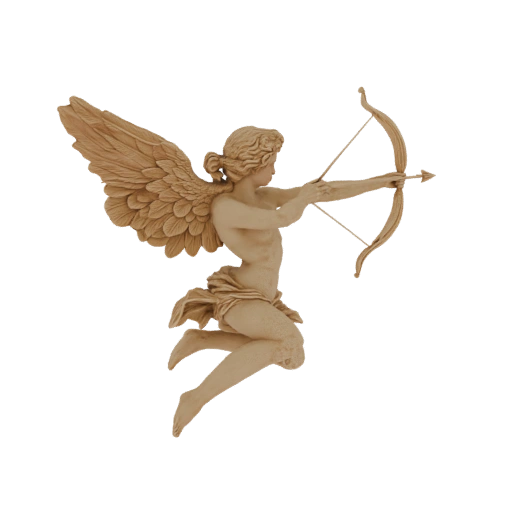 Cupid with Bow and Arrow Statue