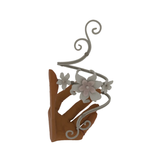 Floral Hand Cuff Bracelet