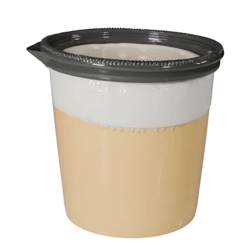 Cold Tea Mug Product Viz 3D model, three-quarter studio product render, showing glass, container shape.