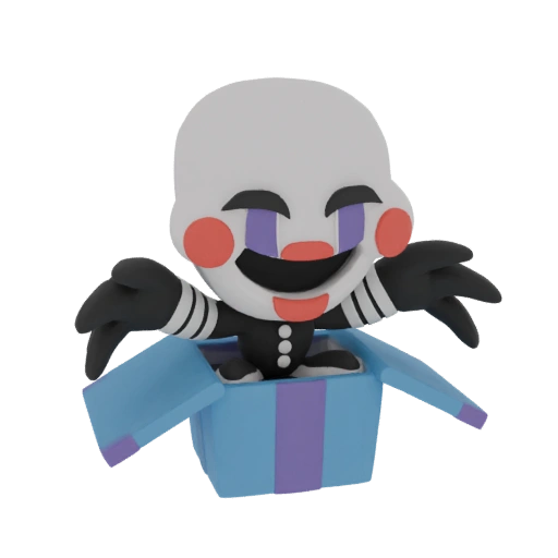 Puppet in a Box Chibi 3D Model