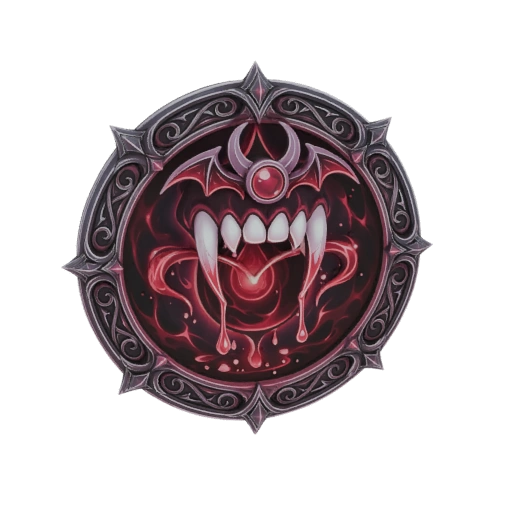 Vampire Crest Emblem 3D Model