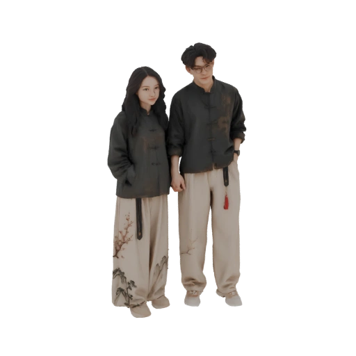 Couple in Traditional Chinese Attire