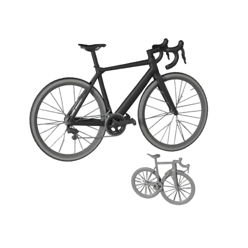 Modello 3D STL Bicicletta da Corsa Stampabile per Collezionismo &