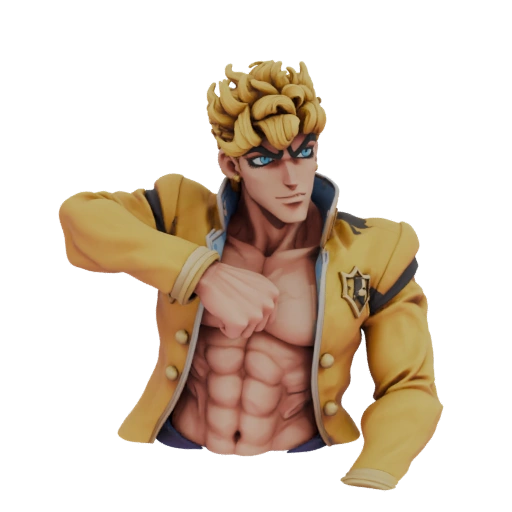 Dio Brando Bust 3D Model
