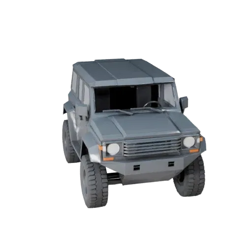 Low Poly Off Road Suv 3D Model for Unity & Unreal Games