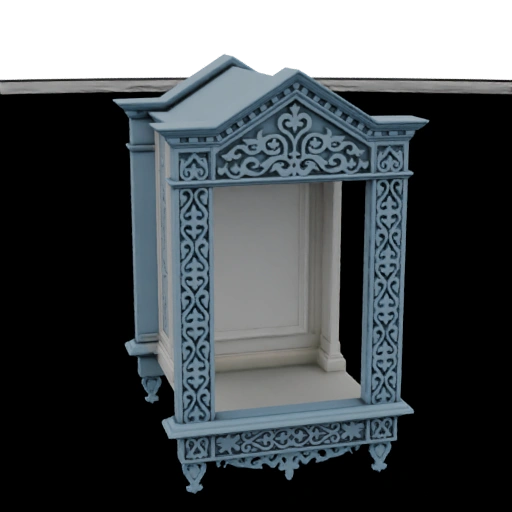 Ornate Baroque Archway Display Shelf