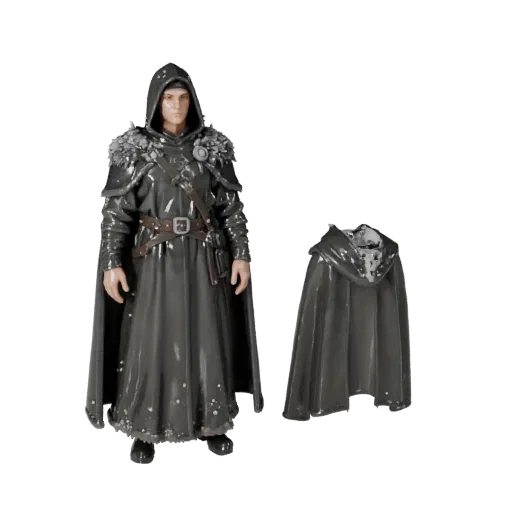 Medieval Monk Character Model - Rigged