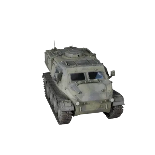 Armored Personnel Carrier 3D Model for Blender - Render