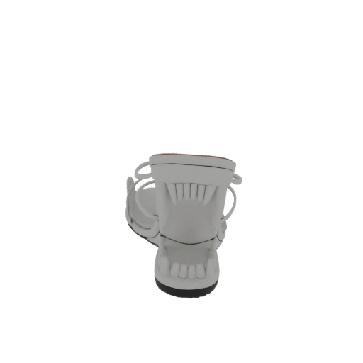 Shark Mouth Sandals 3D Model