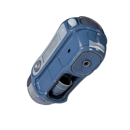 Medical Style Clip Tracker Stylized 3D model, stylized isometric render, showing silicone, wearable fit.