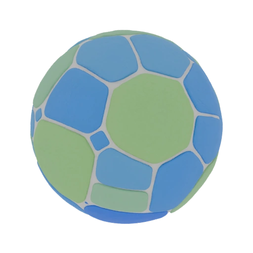 Polygonal Pattern Stress Ball