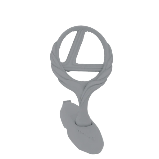 Stylized Letter L Pendant