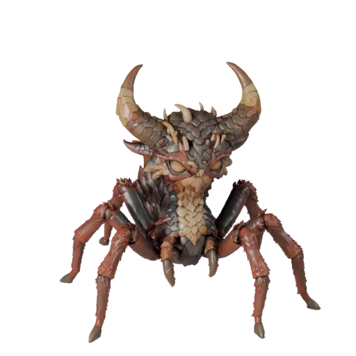 Cartoon Giant Spider 3D Model - Stylized Asset for Animation
