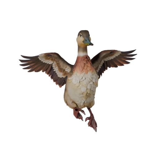 Modelo 3D de Pato para Unity - Asset Listo para Juego, FBX | Libre de Regalías