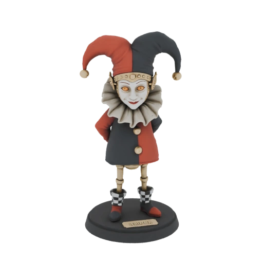 Harlequin Jester Miniature