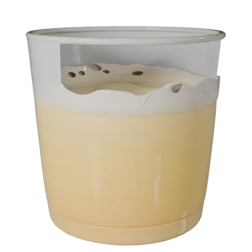 Cold Juice Glass Printable 3D model, isometric STL render, showing glass, container shape.