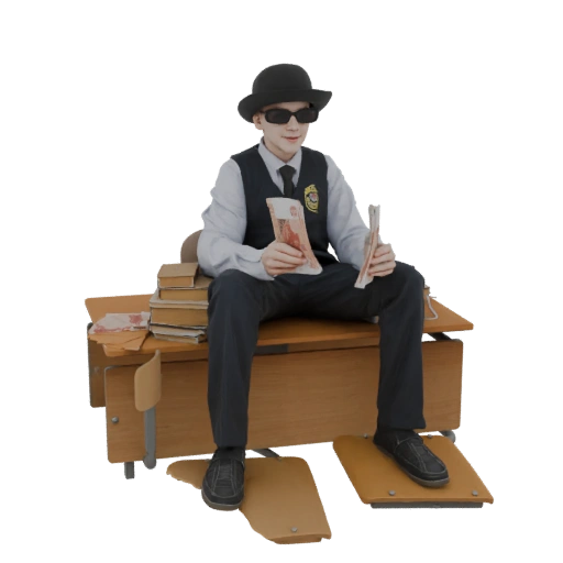 Rich Student with Money